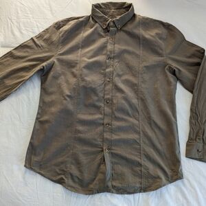 NWOT Linen Guayabera Shirt